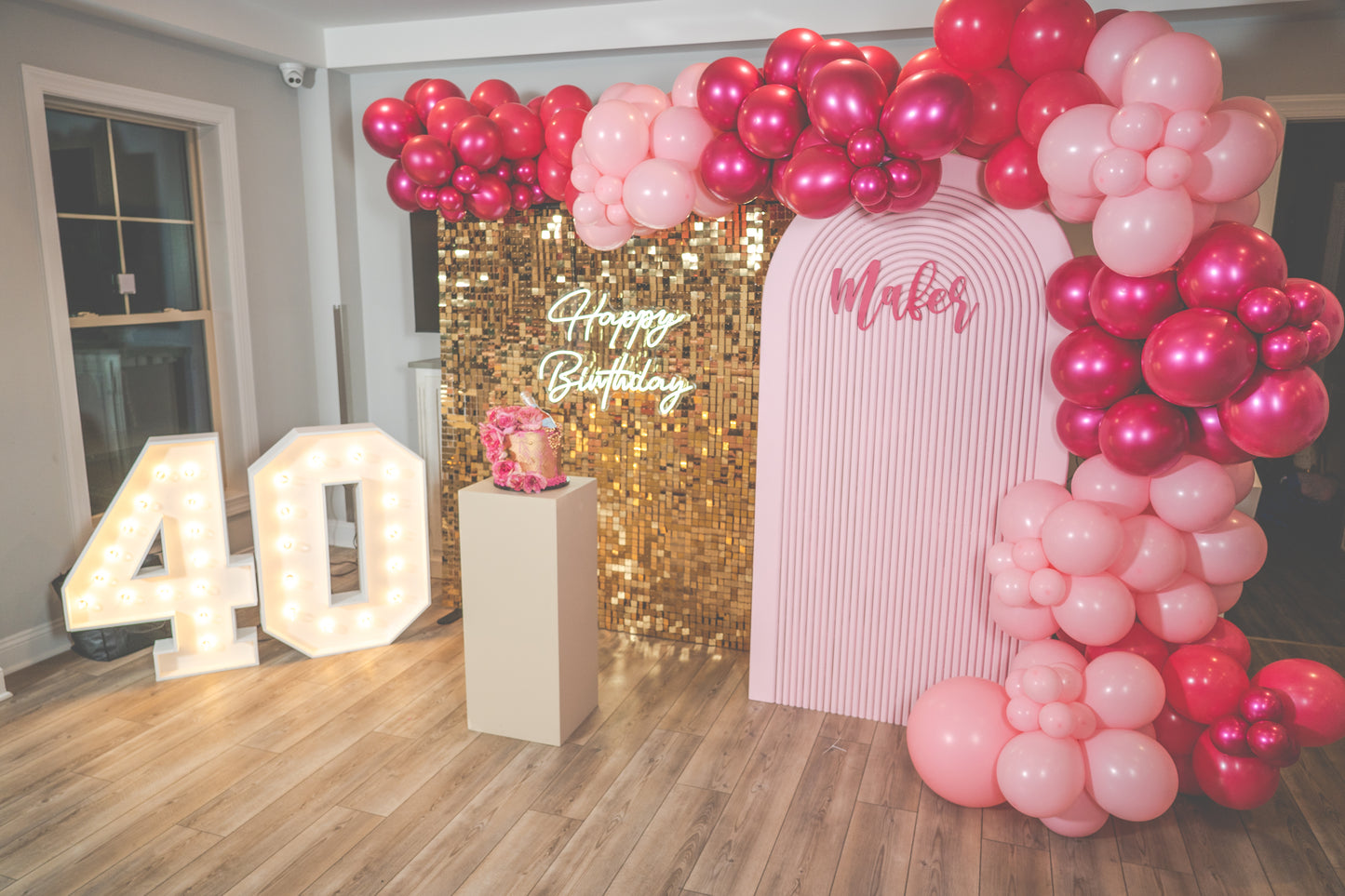 Shimmer wall Party