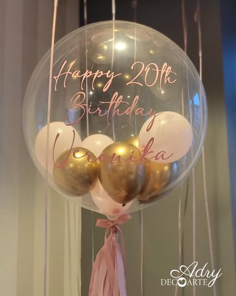 Bubble Balloons +12 Helium Balloons