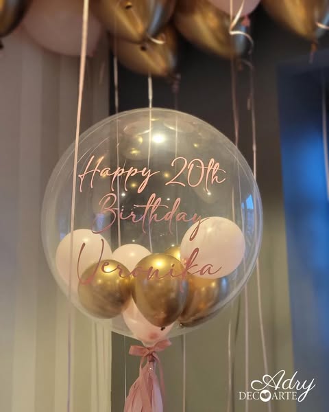 Bubble Balloons +12 Helium Balloons