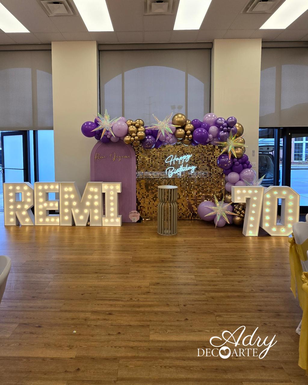 Shimmer wall Party