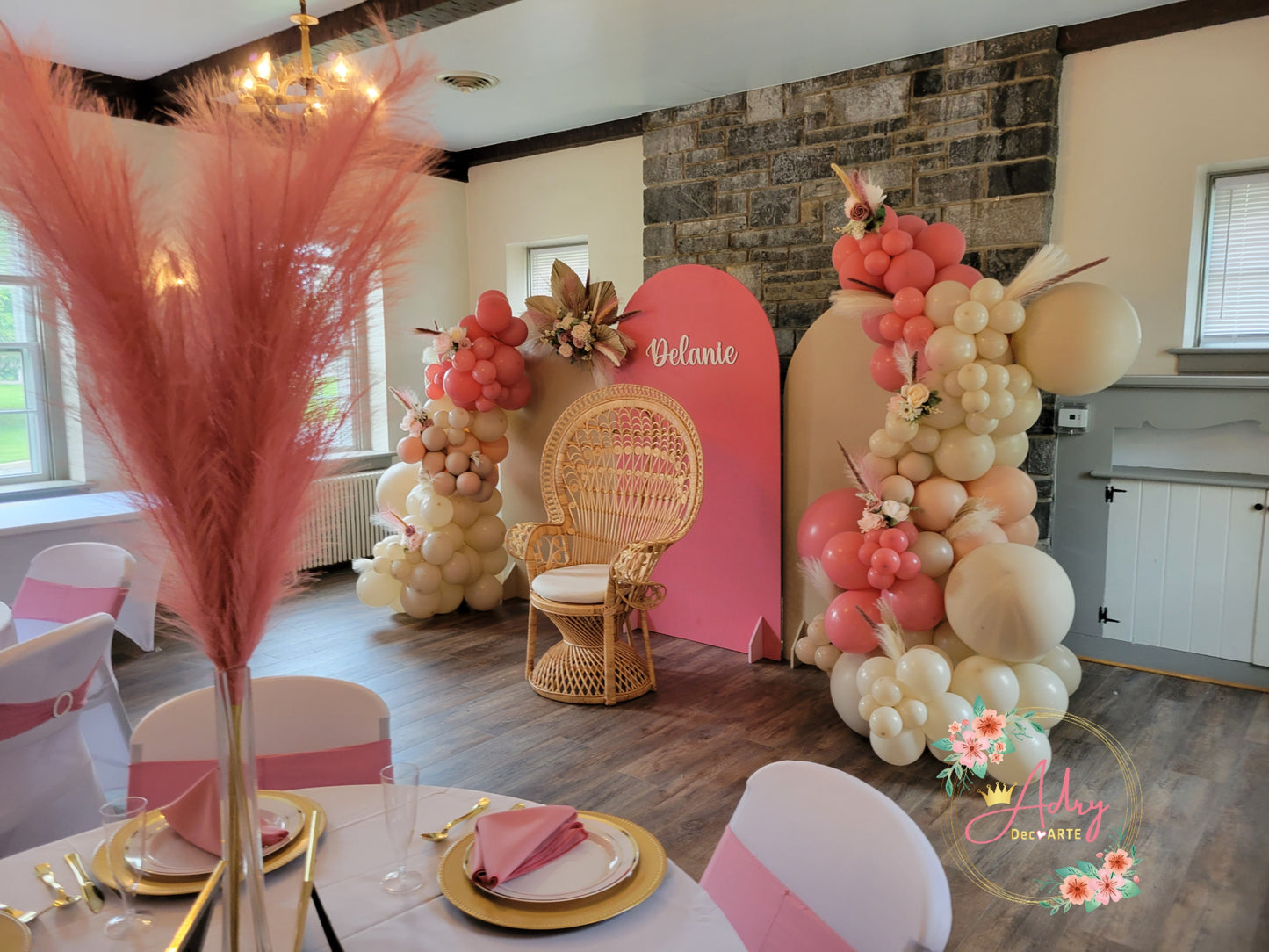Baby Shower Boho Pink