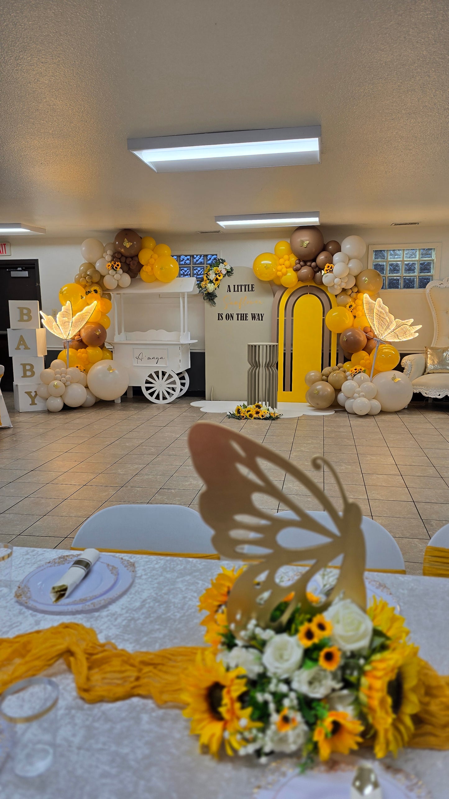 Baby Shower Sunflower Full Package